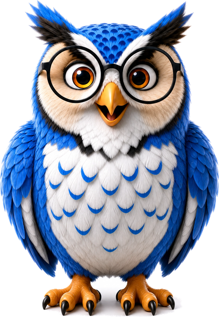 Novem, the Novemacademy9 owl